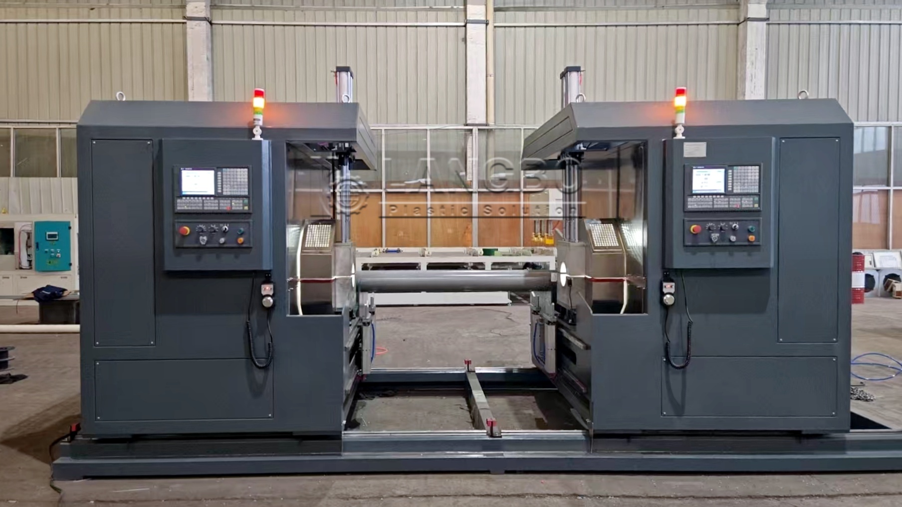 সম্পর্কে সর্বশেষ কোম্পানী কেস Automatic Threading Machine for Plastic Pipe Processing in Turkey
