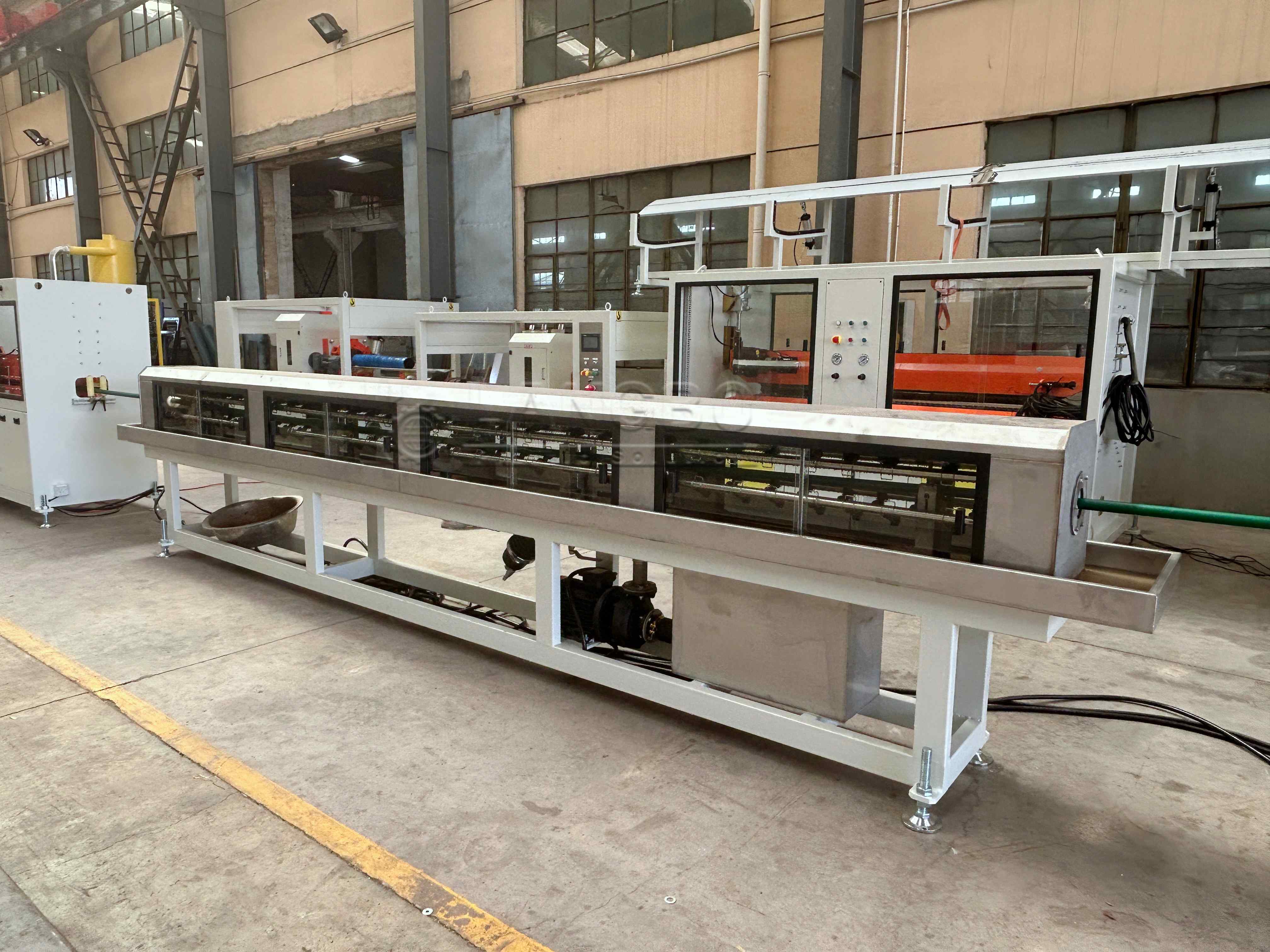 সম্পর্কে সর্বশেষ কোম্পানী কেস PPR Pipe Extrusion Line Project for Hot and Cold Water Pipe Manufacturing in Albania