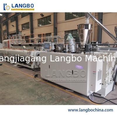 গুণ  UPVC / PVC Pipe Extrusion Line Full Automatic Plastic Pipe Production Line কারখানা
