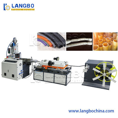 গুণ  Fully Automated Corrugated Pipe Line For Faster Electrical Conduit Production কারখানা