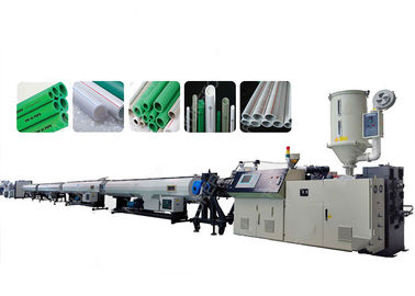 গুণ  High Efficiency PPR Pipe Extrusion Line , Single Screw Plastic Extrusion Machine কারখানা