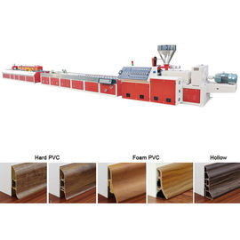 গুণ  Floor Baseboard Pvc Wall Panel Extrusion Line Skirting Board Manufacturing কারখানা
