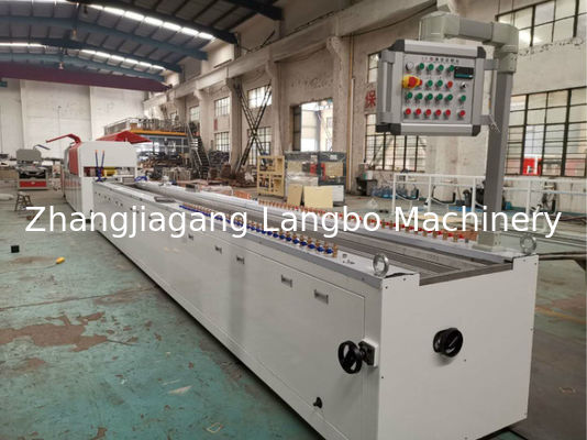 গুণ  Plastic PVC Cable Trunking Corner Profile Extrusion Production Making Machine কারখানা