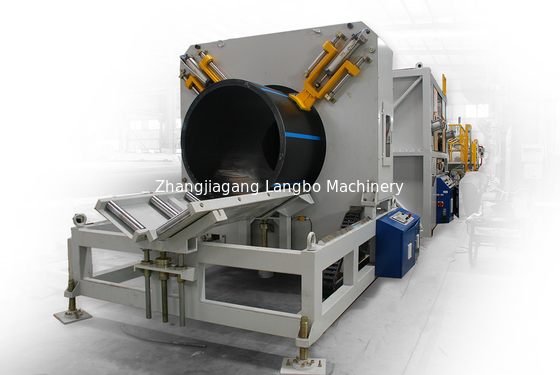 355-800mm ব্যাসার্ধ উচ্চ ক্ষমতা HDPE PE পাইপ এক্সট্রুশন লাইন ইন্টিগ্রেটেড গিয়ারবক্স সহ