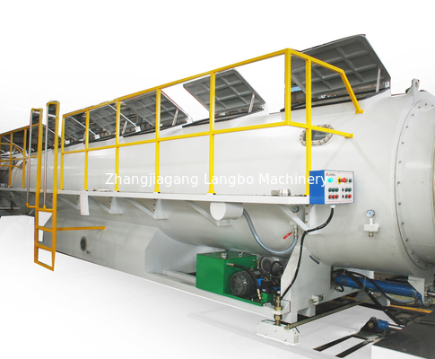 355-800mm ব্যাসার্ধ উচ্চ ক্ষমতা HDPE PE পাইপ এক্সট্রুশন লাইন ইন্টিগ্রেটেড গিয়ারবক্স সহ