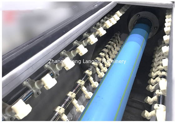710-1600MM উচ্চ ক্ষমতা একক স্ক্রু HDPE পাইপ এক্সট্রুশন লাইন