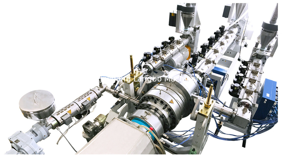 710-1600MM উচ্চ ক্ষমতা একক স্ক্রু HDPE পাইপ এক্সট্রুশন লাইন