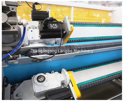 355-800mm ব্যাসার্ধ উচ্চ ক্ষমতা HDPE PE পাইপ এক্সট্রুশন লাইন ইন্টিগ্রেটেড গিয়ারবক্স সহ