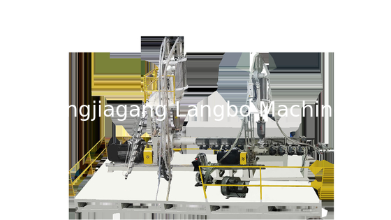710-1600MM উচ্চ ক্ষমতা একক স্ক্রু HDPE পাইপ এক্সট্রুশন লাইন
