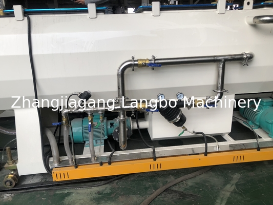 380V 50HZ 3 ফেজ এইচডিপিই পাইপ উত্পাদন মেশিন পাইপ এক্সট্রুশন লাইন কাস্টমাইজড