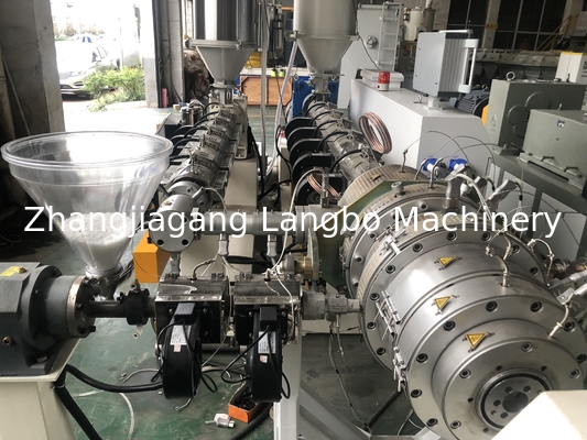 65 মিমি স্ক্রু ব্যাসার্ধ পিই corrugated Hose মেশিন চূড়ান্ত পাইপ উত্পাদন সমাধান