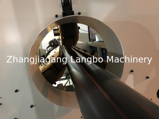 স্বয়ংক্রিয় পিই প্লাস্টিকের জল পাইপ Extruder কাটার উত্পাদন লাইন মেশিন