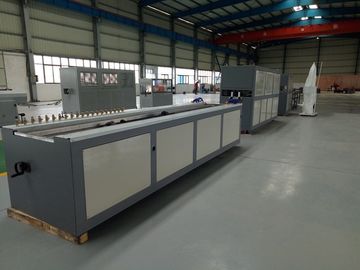 300mm শঙ্কু ডবল স্ক্রু Extruder সঙ্গে পিভিসি প্রোফাইল এক্সট্রুশন লাইন