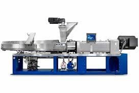 Wpc শঙ্কু টুইন স্ক্রু Extruder এসি মোটর ঐচ্ছিক টাচ স্ক্রিন কন্ট্রোল প্যানেল