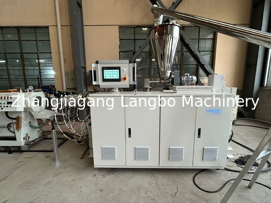 380V 50Hz বা কাস্টমাইজড ভোল্টেজের সাথে সম্পূর্ণ স্বয়ংক্রিয়ভাবে পিভিসি পাইপ তৈরির মেশিন