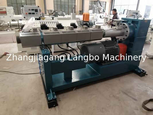 16-63 মিমি এইচডিপিই পাইপ এক্সট্রুশন লাইন 75kw মোটর সঙ্গে 65/33 এক্সট্রুডার সঙ্গে