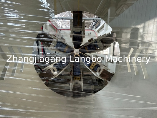 যন্ত্রপাতি প্লাস্টিক পিই অটোমোটিভ ঘূর্ণায়মান টিউব পাইপ পায়ের নল এক্সট্রুডার মেশিন তৈরীর টেকসই কর্মক্ষমতা