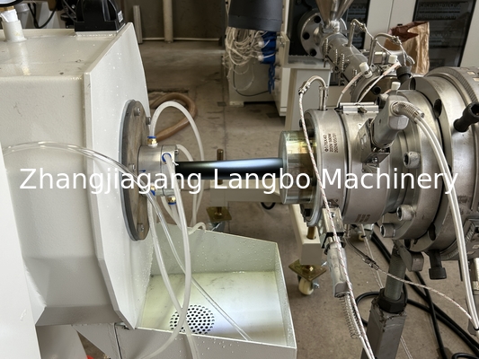 প্লাস্টিক PE জল তারের পাইপ Extruder তৈরীর মেশিন প্লাস্টিক পাইপ লাইন