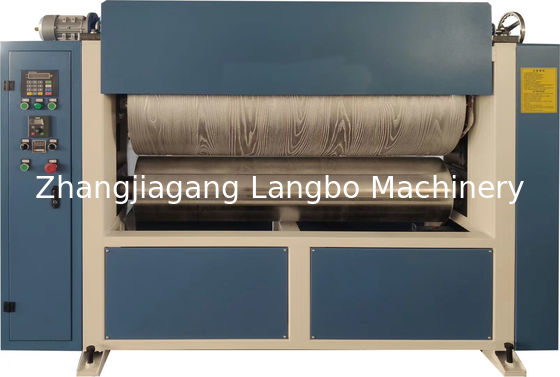 কাঠের প্লাস্টিকের ডেকিং ডোর কম্পোজিট ল্যামিনেশন মেকিং মেশিন / এমবসিং মেশিন