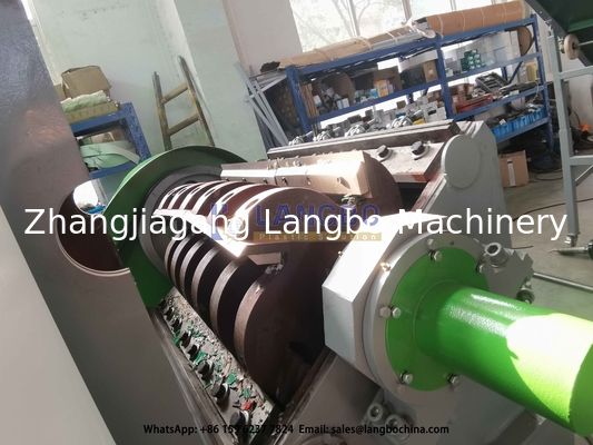 পিভিসি পাইপ জন্য 37KW ক্রাশার প্লাস্টিক বর্জ্য পুনর্ব্যবহার মেশিন লাইন