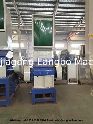 পিভিসি পাইপ জন্য 37KW ক্রাশার প্লাস্টিক বর্জ্য পুনর্ব্যবহার মেশিন লাইন