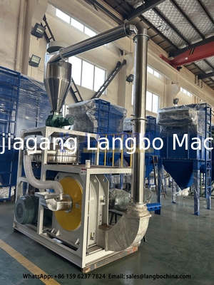 প্লাস্টিকের পাইপ প্রোফাইল বর্জ্য পণ্য Pulverizer Miller Machine