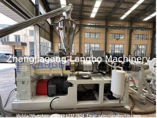 50-200 মিমি পিভিসি-ইউ পাইপ এক্সট্রুশন লাইন 80/156 55kw ইন্টিগ্রেটেড গিয়ারবক্স এবং সিমেন্স মোটর সহ
