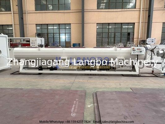 50-200 মিমি পিভিসি-ইউ পাইপ এক্সট্রুশন লাইন 80/156 55kw ইন্টিগ্রেটেড গিয়ারবক্স এবং সিমেন্স মোটর সহ
