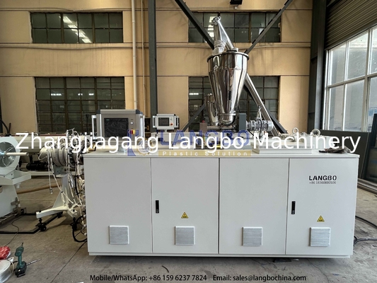 SIEMENS OR SCHNIDER Contactor প্লাস্টিকের পিভিসি পাইপ এক্সট্রুশন লাইন তৈরীর মেশিন পানি সরবরাহ পাইপ জন্য