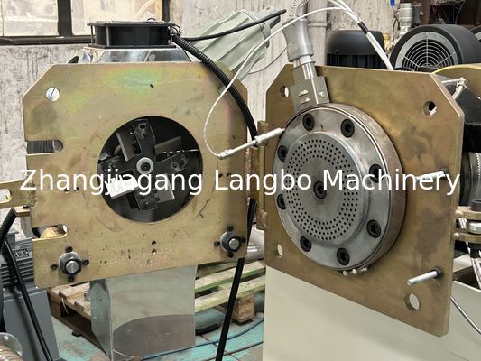 পিভিসি পিপি পিই প্লাস্টিকের গুঁড়া গরম কাটিয়া Pelleziting Granulating Granulator মেশিন / Pelletizer লাইন