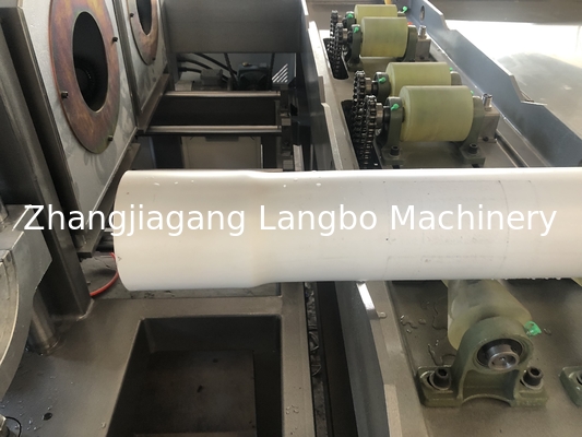 অনলাইন Fully Automatic Plastic PP PE PVC Pipe Cutting Belling Machine with Haul off System (অনলাইন সম্পূর্ণ স্বয়ংক্রিয় প্লাস্টিক পিপি পিই পিভিসি পাইপ কাটিং বেলিং মেশিন)