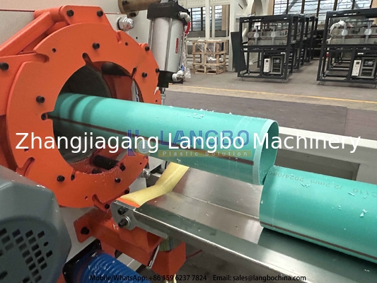 পাইপ ব্যাসার্ধ 50-250mm এর সাথে হাই স্পিড পিভিসি পাইপ তৈরির লাইন