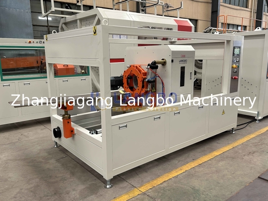 হাই স্পিড 90/156 পাইপ ব্যাসার্ধ 90-315 জন্য extruder সঙ্গে জল সরবরাহ পিভিসি পাইপ উত্পাদন লাইন