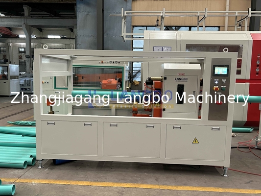 হাই স্পিড 90/156 পাইপ ব্যাসার্ধ 90-315 জন্য extruder সঙ্গে জল সরবরাহ পিভিসি পাইপ উত্পাদন লাইন