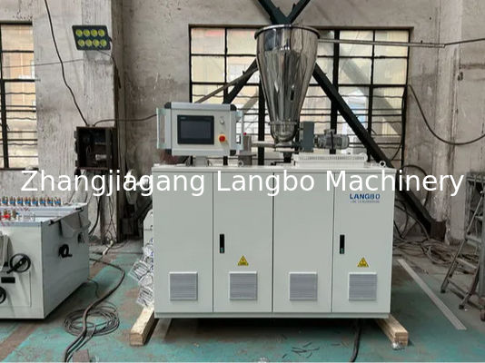 পেশাদার কাঠ প্লাস্টিক প্রোফাইল মেঝে কম্পোজিট বোর্ড এক্সট্রুশন উত্পাদন লাইন