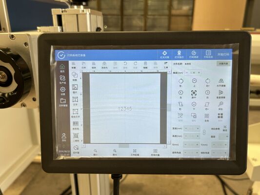 পাইপ ফিটিংগুলিতে কাস্টমাইজযোগ্য মুদ্রণের জন্য ইউভি -50 ডাব্লু লেজার প্রিন্টার সিমেন্স মোটর