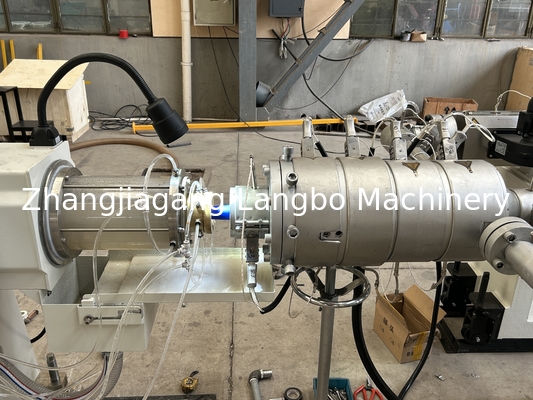 প্লাস্টিক একক স্ক্রু এক্সট্রুডার ডাবল স্তর পিপিআর সেচ জল সরবরাহ পায়ের নল পাইপ এক্সট্রুশন উত্পাদন লাইন