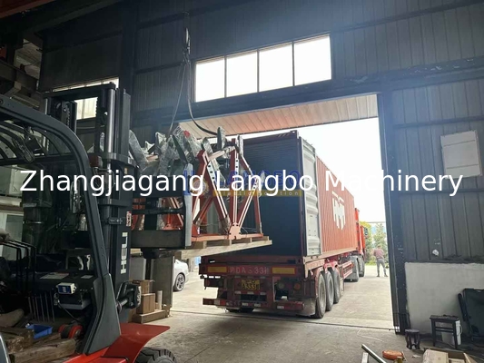 এক্সট্রুশন লাইনের জন্য পার্ট স্পাইরাল ওয়াইন্ডিং ঢেউতোলা PE পাইপ কোয়লার