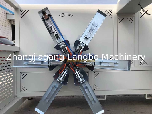 এইচডিপিই পাইপ প্রক্রিয়াকরণের জন্য সম্পূর্ণ স্বয়ংক্রিয় পিই প্লাস্টিক পাইপ উইন্ডার মেশিন