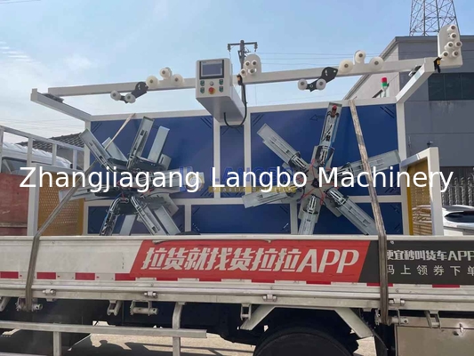 এইচডিপিই পাইপ প্রক্রিয়াকরণের জন্য সম্পূর্ণ স্বয়ংক্রিয় পিই প্লাস্টিক পাইপ উইন্ডার মেশিন