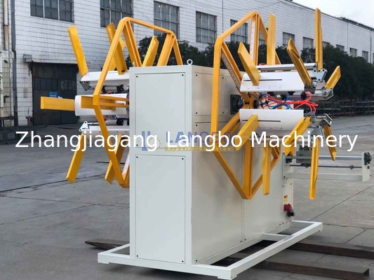 পিই প্লাস্টিক একক দেয়াল corrugated এক্সট্রুশন লাইন জন্য স্বয়ংক্রিয় পাইপ coiler