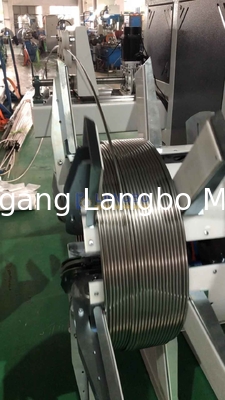 পিই প্লাস্টিক একক দেয়াল corrugated এক্সট্রুশন লাইন জন্য স্বয়ংক্রিয় পাইপ coiler