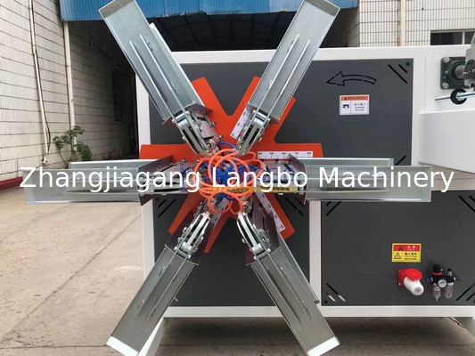 16-32মিমি প্লাস্টিক পাইপ কোয়লার PE ঢেউখেলান পাইপের জন্য মোড়ানো মেশিন সহ