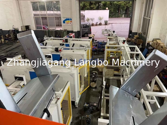 পিই প্লাস্টিক একক দেয়াল corrugated এক্সট্রুশন লাইন জন্য স্বয়ংক্রিয় পাইপ coiler