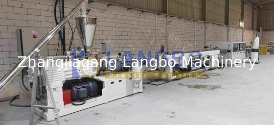 দ্রুত গতির প্লাস্টিক পাইপ এক্সট্রুশন মেশিন PE PP HDPE PVC PPR MPP জল গ্যাস নিষ্কাশনের জন্য