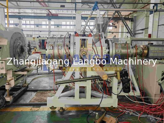 পিই পিপিআর পিভিসির জন্য প্লাস্টিকের জল সরবরাহের কঠোর পাইপ তৈরির এক্সট্রুডার মেশিন