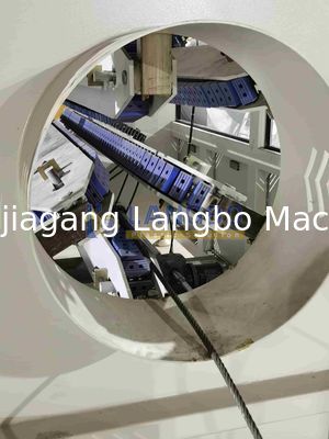 প্লাস্টিক পাইপ এক্সট্রুশন প্রোডাকশন মেশিন, পিভিসি, এইচডিপিই, পিপিআর-এর জন্য কোণযুক্ত যমজ স্ক্রু, ড্রেনেজ, জল, পয়ঃপ্রণালী, বৈদ্যুতিক নালী, পায়ের পাতার মোজা