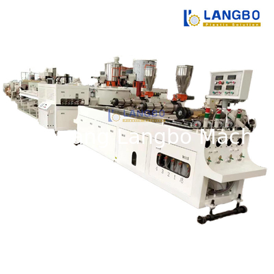 পিই পিপিআর পিভিসির জন্য প্লাস্টিকের জল সরবরাহের কঠোর পাইপ তৈরির এক্সট্রুডার মেশিন