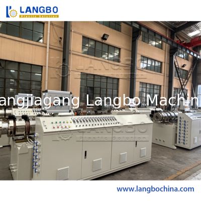 চীনা প্রস্তুতকারক HDPE LDPE PE PVC পাইপ প্লাস্টিক এক্সট্রুশন তৈরির মেশিন ভালো দাম