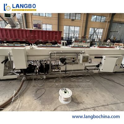 স্বয়ংক্রিয় টুইন স্ক্রু পিভিসি পাইপ মেশিন, পিভিসি পায়ের পাতার মোজাবিশেষ উৎপাদন লাইন